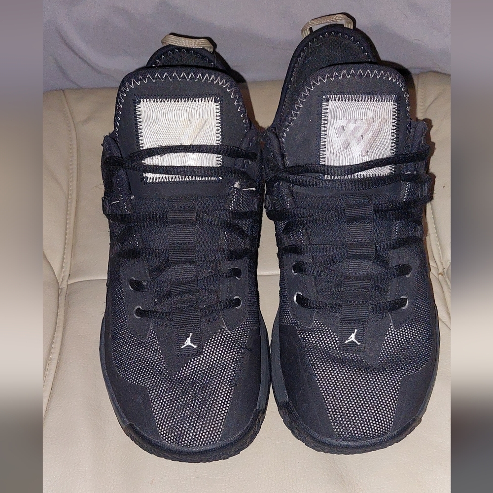 Jordan One Take 2 Black Metallic Silver basketball Shoe